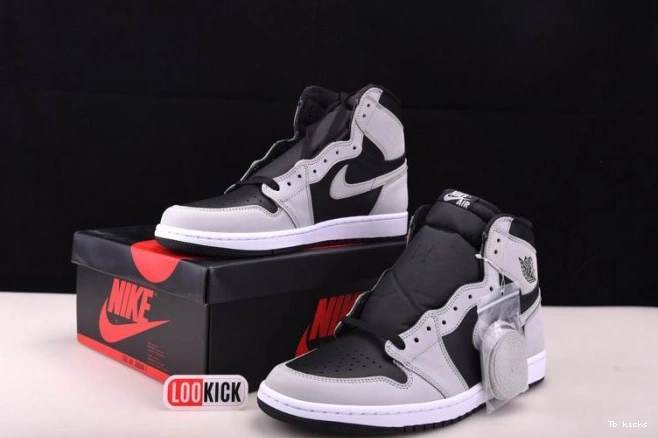 Cheap TBK Black High 1 Smoke Air Light White 555088-035 Grey Retro Jordan 0807